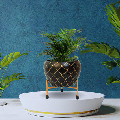 Decorative Flower Pot with stand For Indoor plant and Home Decor