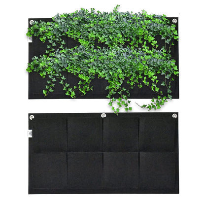 Vertical wall hanging grow bags, Planting bags for vertical garden