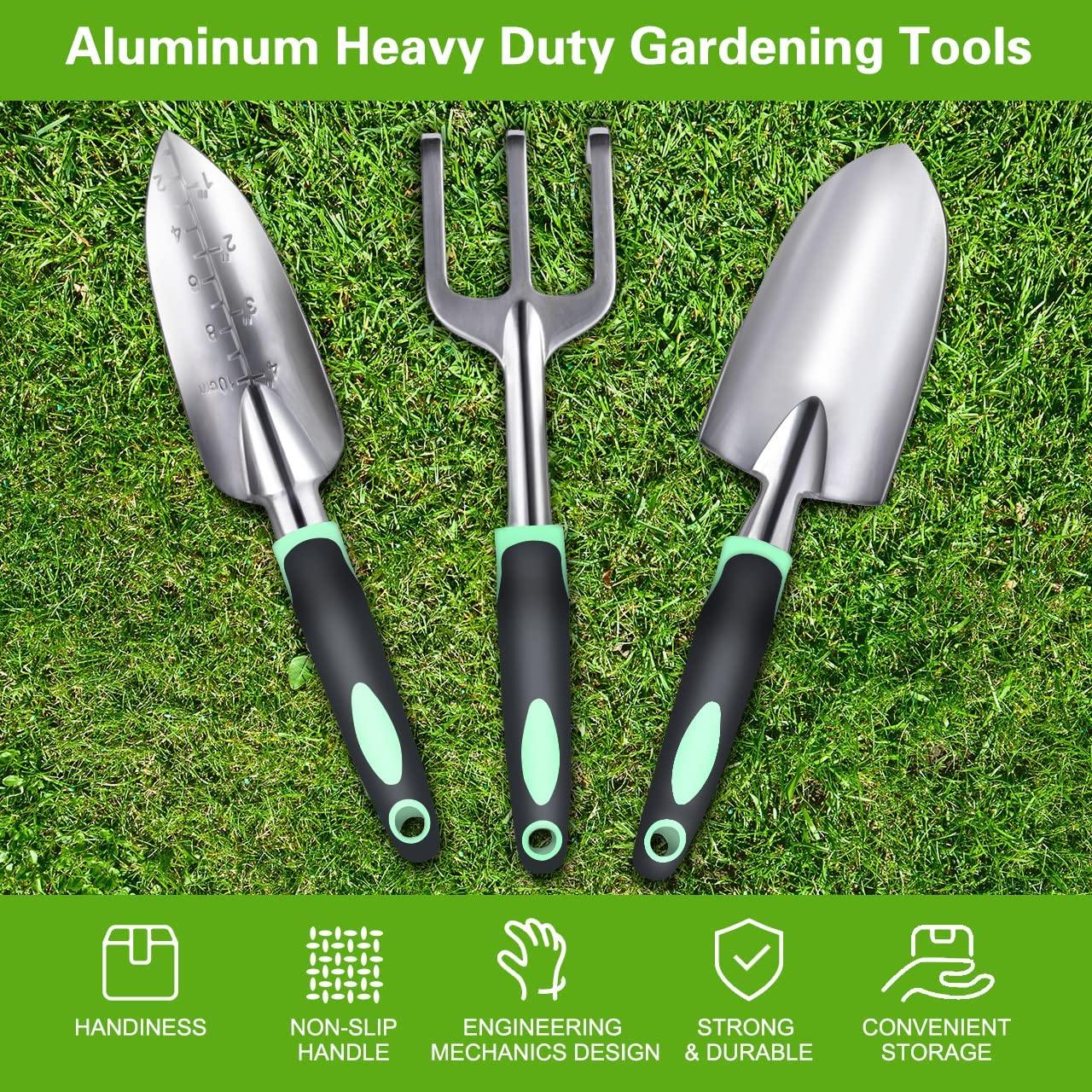 Best Aluminum Heavy Duty Gardening tools kit combo with garden